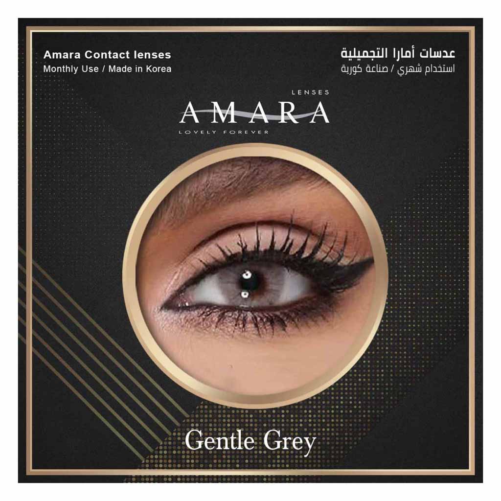 Amara Monthly Contact Lenses Gentle Grey