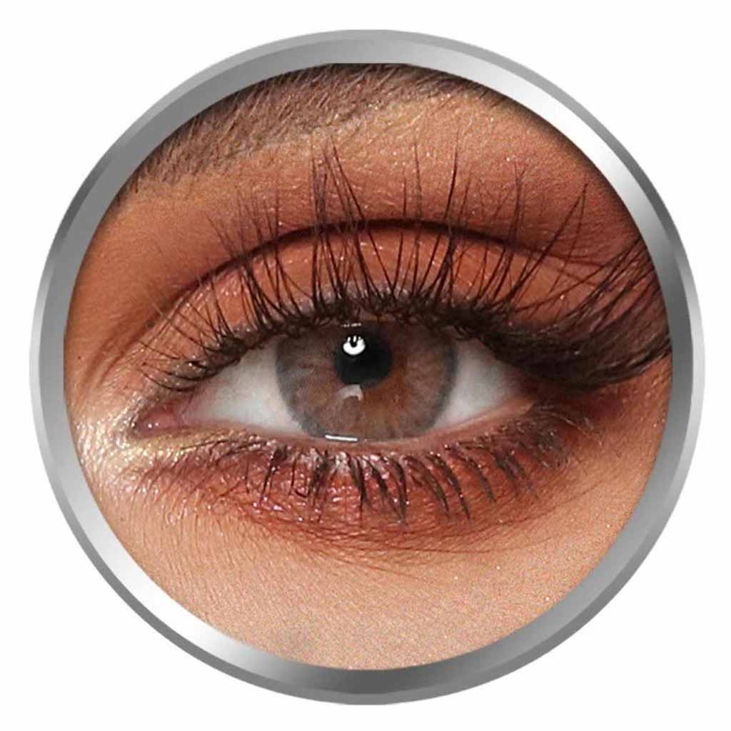 Amara Monthly Contact Lenses Steel Grey