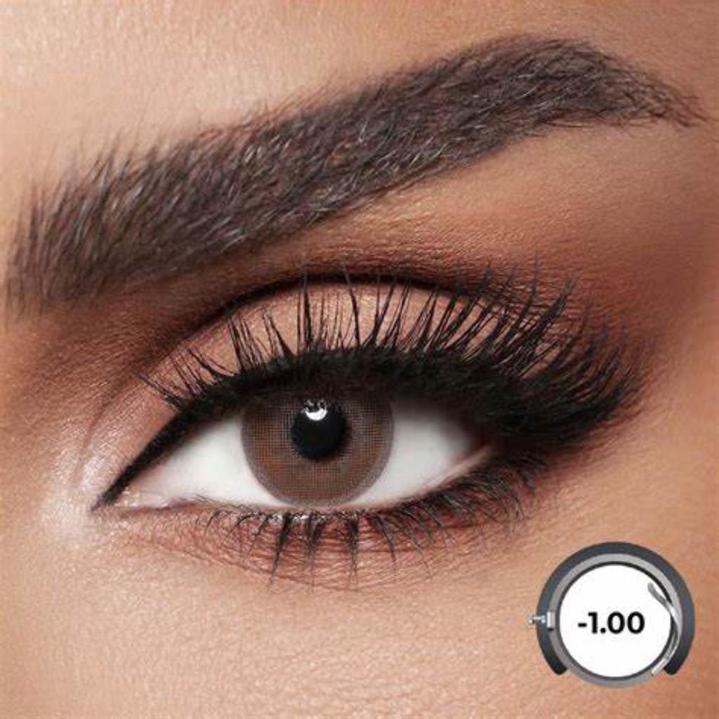 Diva Colors, Contact Lenses Truffle, Deep brown truffle shade colored contact lenses