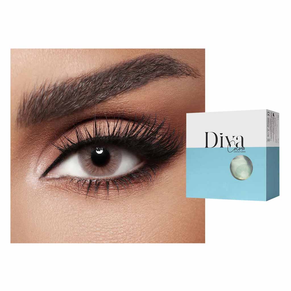 Diva, Contact Eye Lenses Ivory, Soft natural ivory tone colored contact lenses