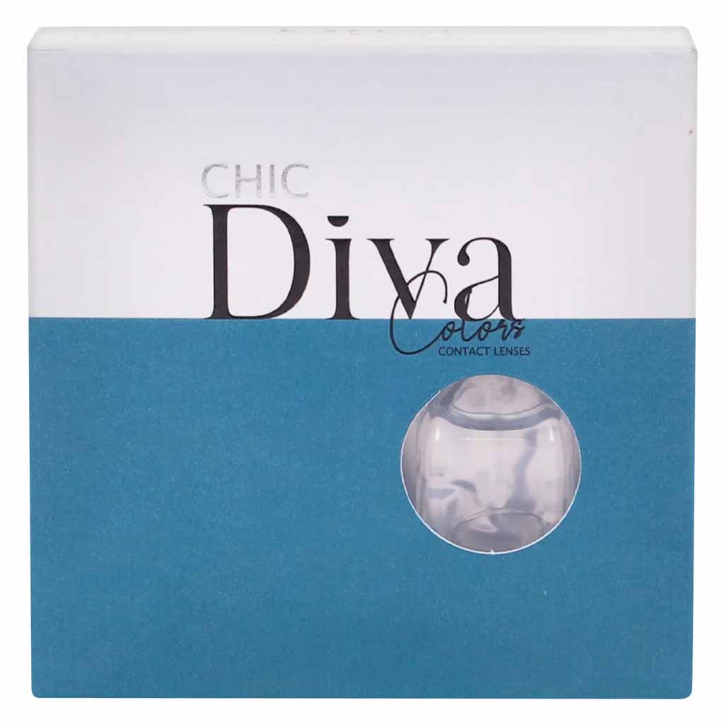 Diva Contact Eye Lenses Steel