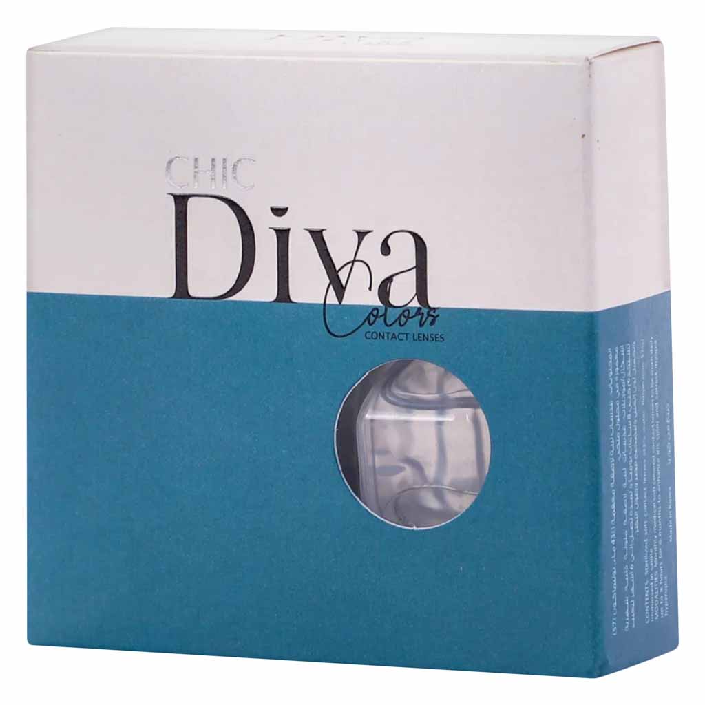 Diva Contact Eye Lenses Steel
