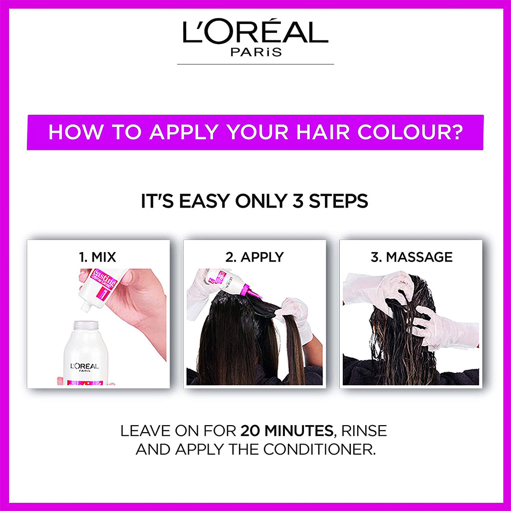 L'Oréal, Casting Cream Gloss Semi-Permanent Conditioning Hair Color, Nourishing semi-permanent hair color, 200ml
