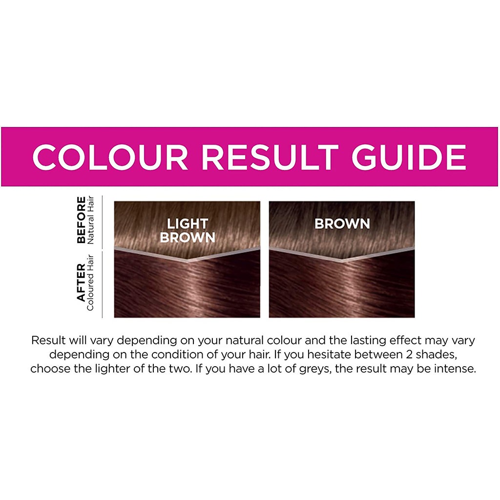 L’Oréal, Casting Crème Gloss Semi-Permanent Conditioning Hair Color, Ammonia-free semi-permanent hair color, 500 Light Brown Kit