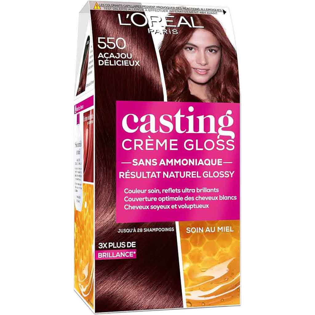 L’Oréal, Casting Hair Colour, Warm acajo natural hair dye
