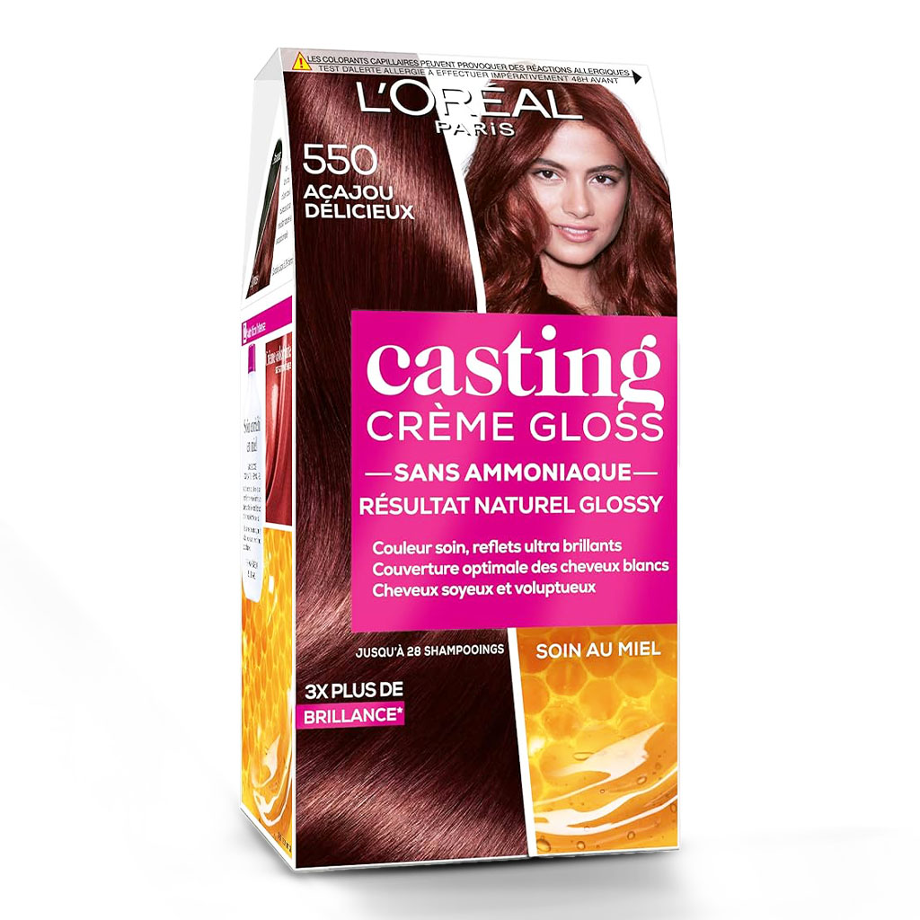 L’Oréal, Casting Hair Colour, Warm acajo natural hair dye
