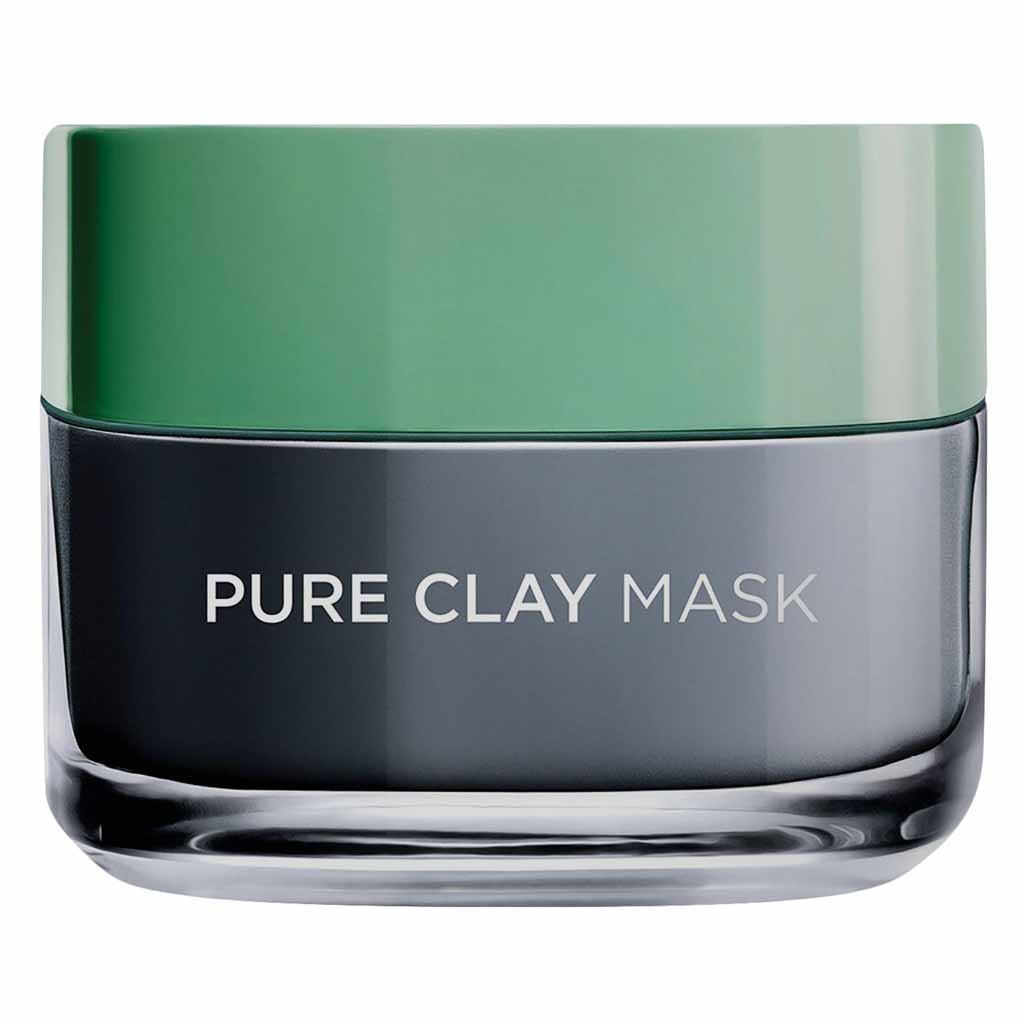 L’Oréal Paris, Pure Clay Detoxifies and Clarifies Mask, Deep cleansing clay mask for detoxified skin, 50 ml