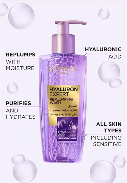 Loreal Dermo Expert Ske Hyaluro Wash Lp200 ml 002