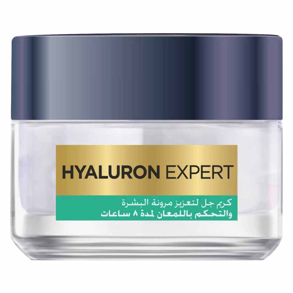 L’Oréal Paris, Hyaluron Expert Gel Cream, 8-hour shine control and replumping, 50 ml