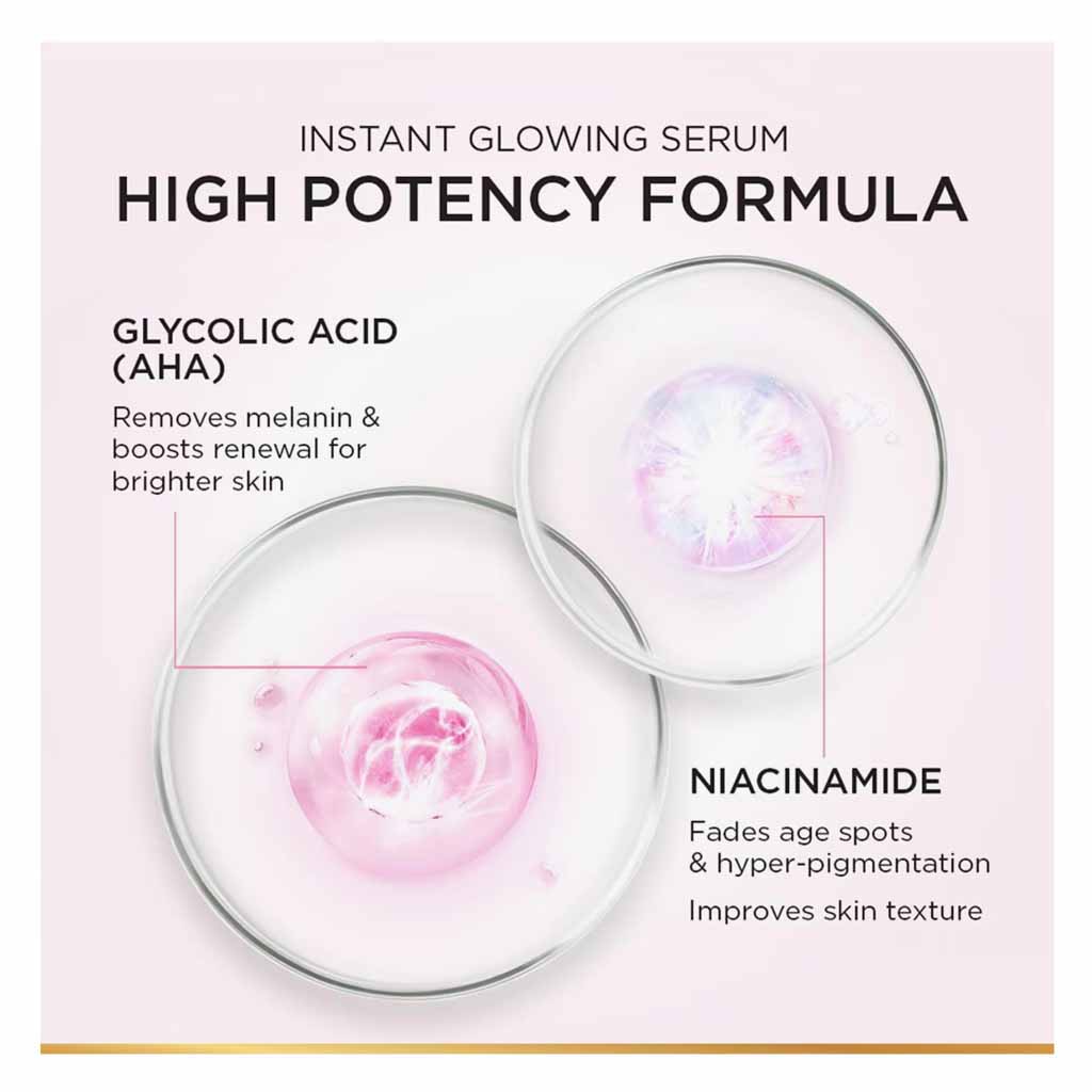 LOreal Paris Glycolic Bright 1.0% Glycolic Acid Serum 30ml