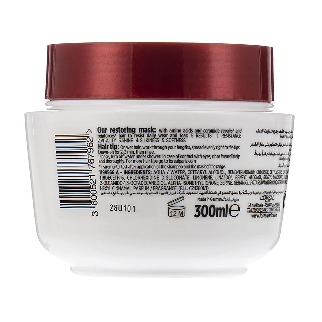 L’Oréal Paris, Elvive Total Repair 5 Restoring Mask, Intensive repairing hair mask, 300ml