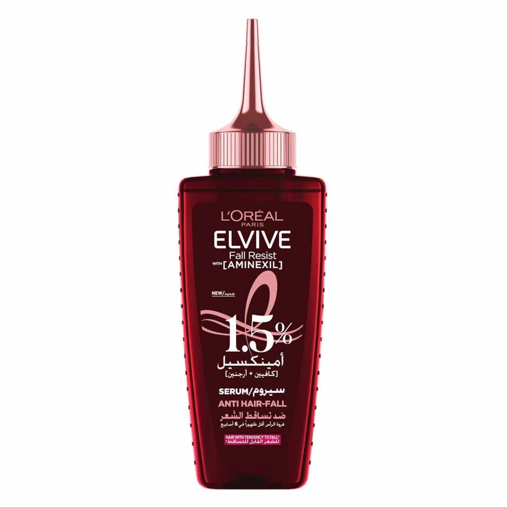 L’Oréal Paris, Elvive Anti-Hair Fall Serum, Serum to reduce hair fall and strengthen hair, 102ml