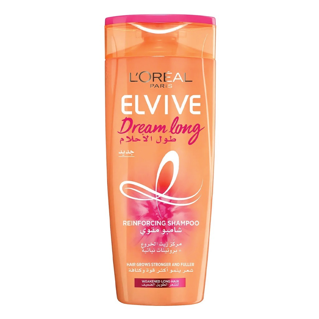 L’Oréal Paris, Elvive Dream Long reinforcing shampoo, Strengthening shampoo for long, damaged hair, 200ml