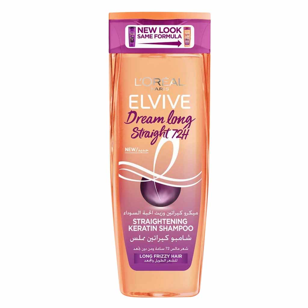 LOreal Paris Elvive Dream Long Straight 72H Straightening Keratin Shampoo 400ml