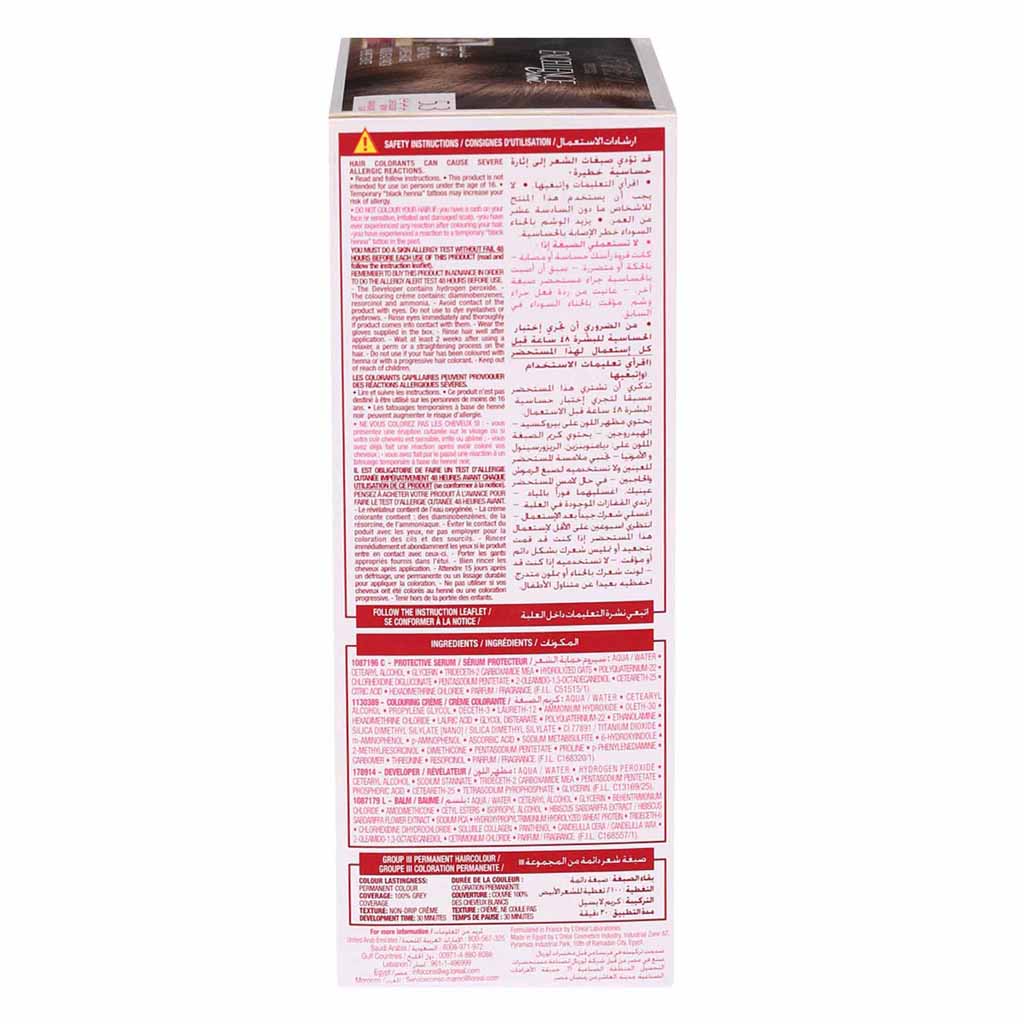 L’Oréal Paris, Excellence Creme Triple Care Hair Color, Nourishing permanent hair dye light golden brown, 53 —