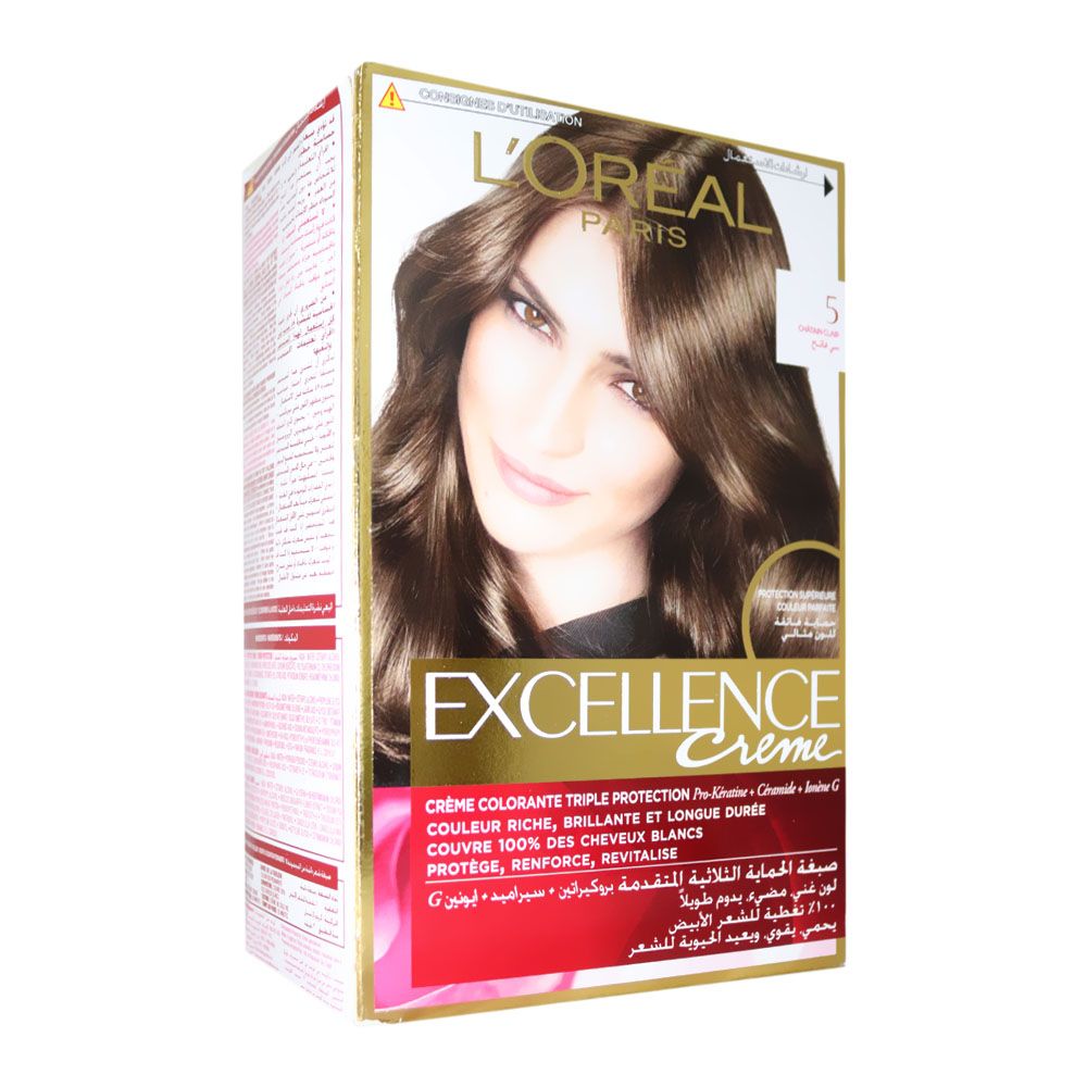 Loreal Paris Excellence Cream Hair Color 5 - Light Brown