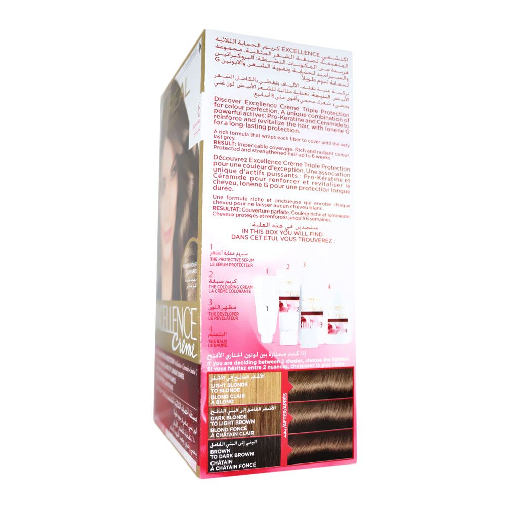 Loreal Paris Excellence Creme Triple Care Hair Color 6 Dark Blonde