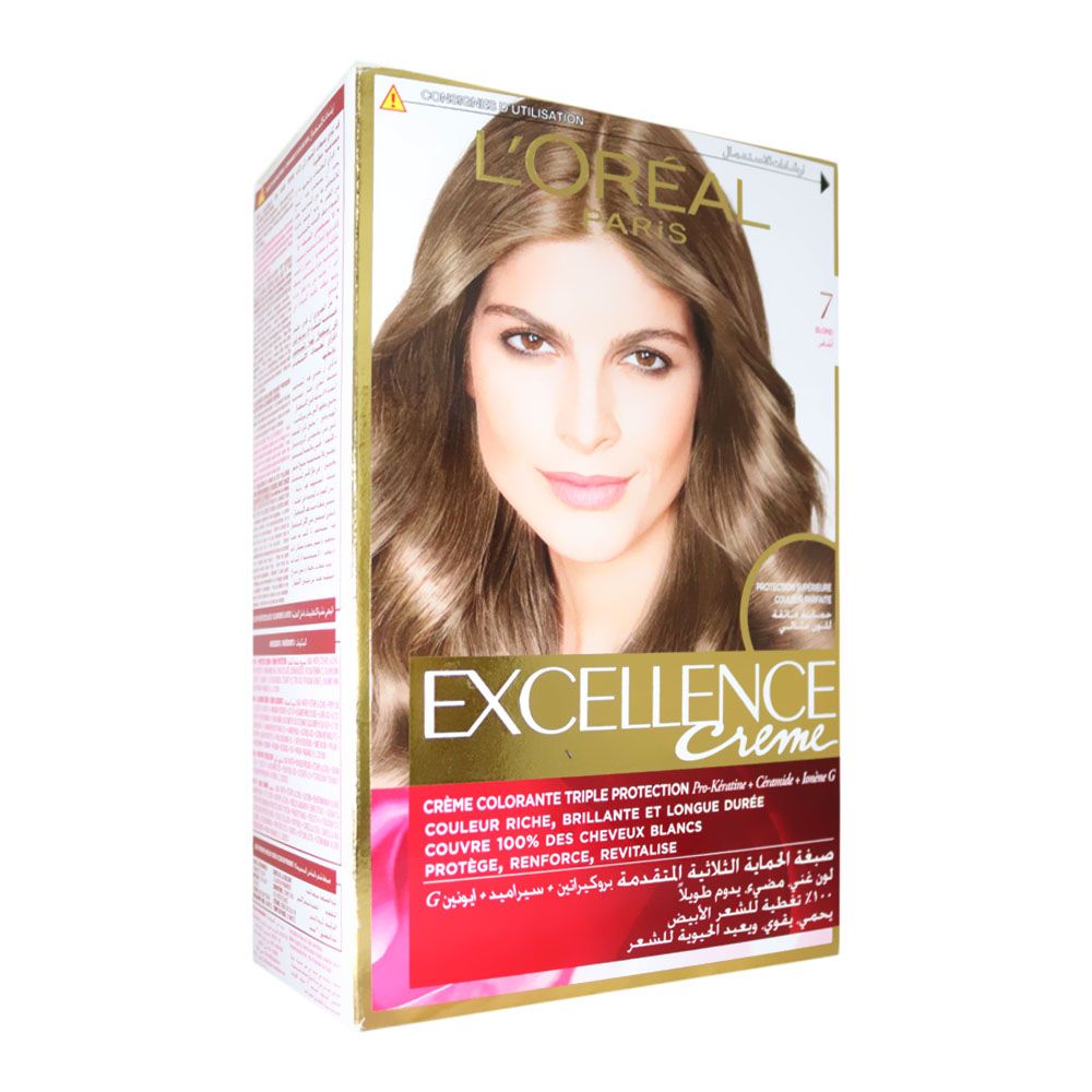 Loreal Paris Excellence Cream Hair Color 7 - Blonde