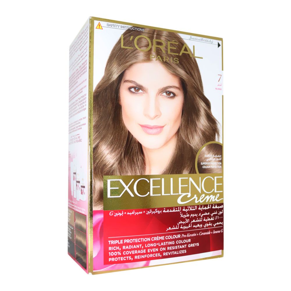Loreal Paris Excellence Cream Hair Color 7 - Blonde
