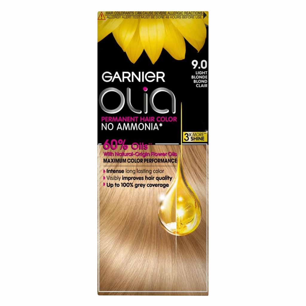 Garnier Olia No Ammonia Permanent Hair Color 9.0 Light Blonde