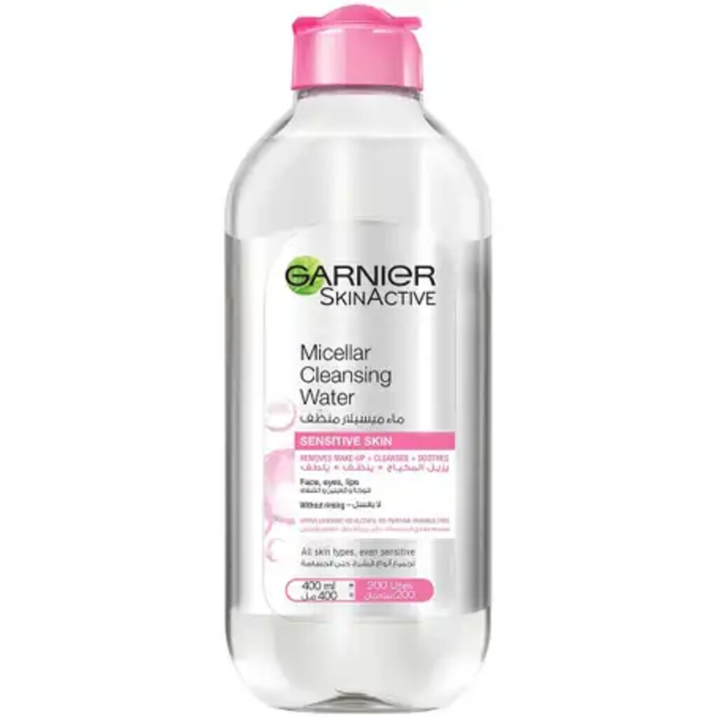 Garnier, SkinActive Micellar Cleansing Water, Gentle makeup remover and skin cleanser, 400 ml