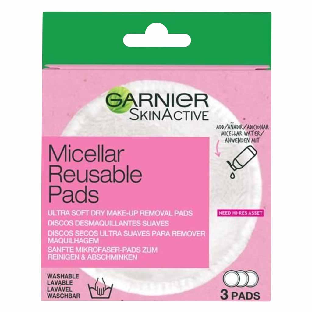 Garnier Skin Active Micellar Reusable Eco Pads 3 Pieces