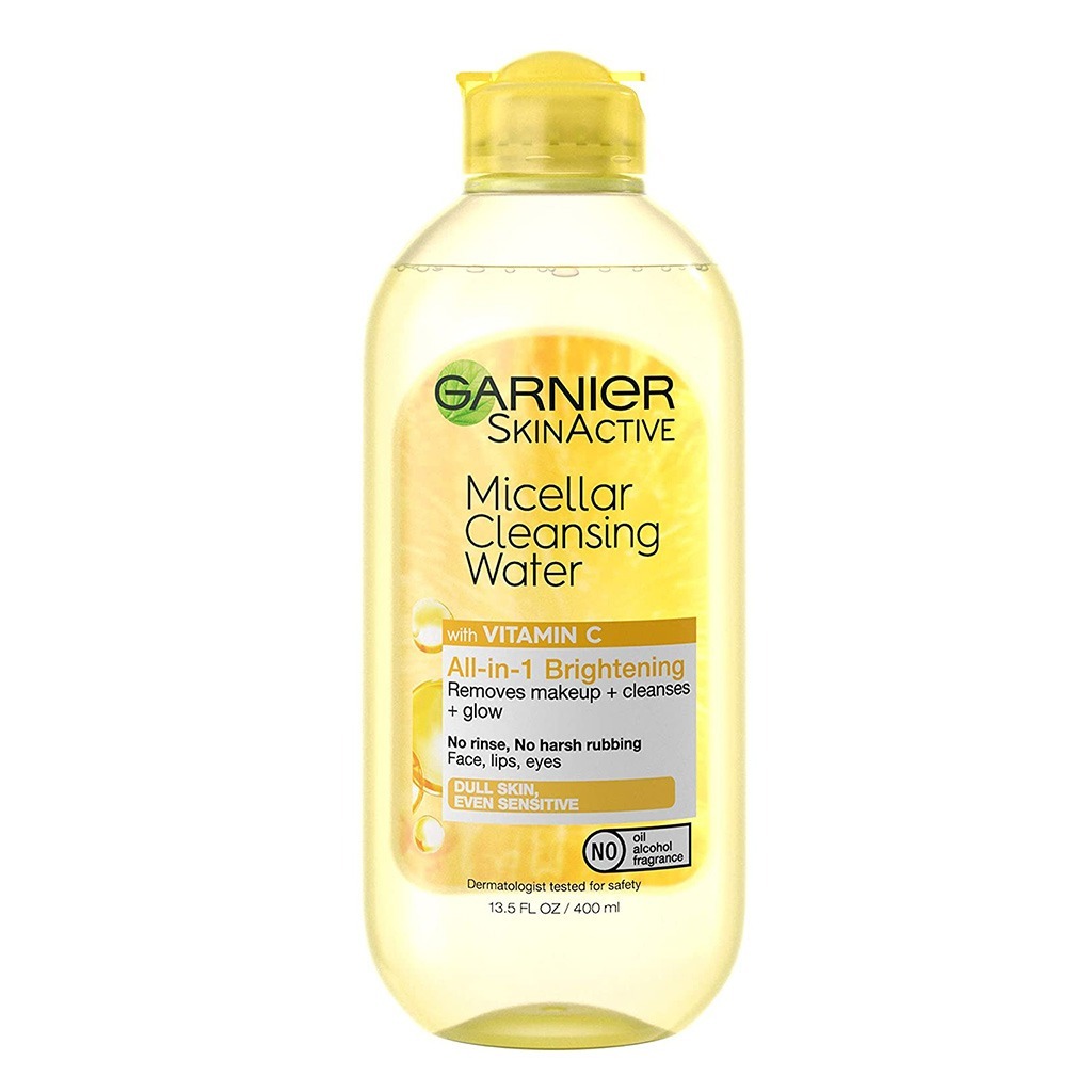 Garnier, SkinActive Micellar Cleansing Water with Vitamin C, Brightening micellar water cleanser, 400ml