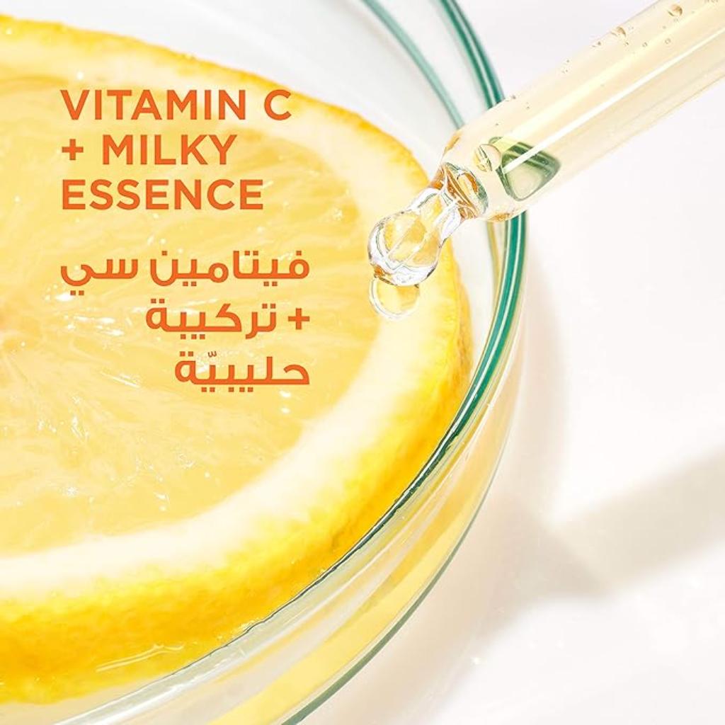Garnier Skin Active, Tissue Mask Fast Bright Vitamin C, Brightening face mask with milky essence