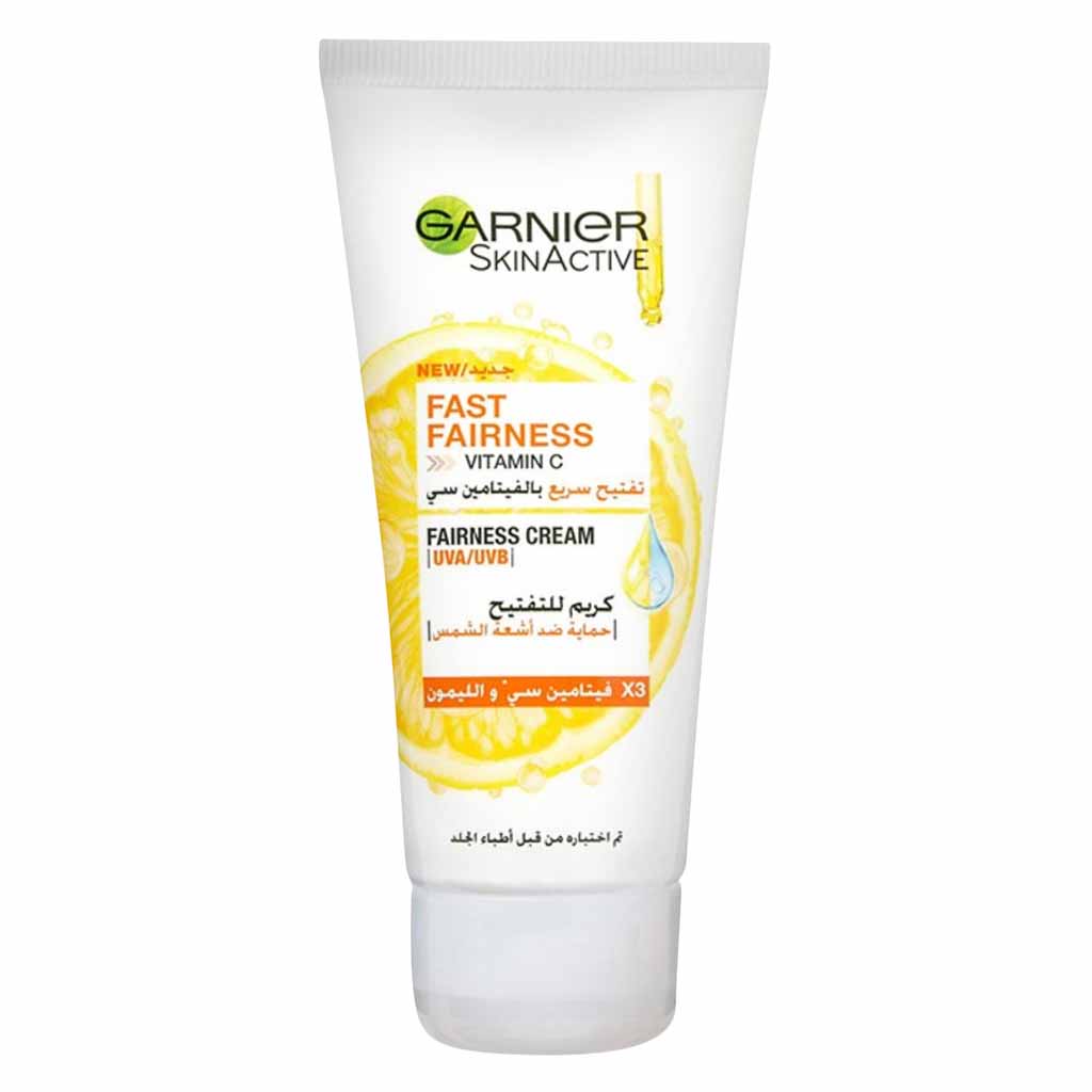 Garnier Skin Active, Vitamin-C and Lemon Fast Fairness Day Cream, Brightening day cream with vitamin C and lemon, 50ml