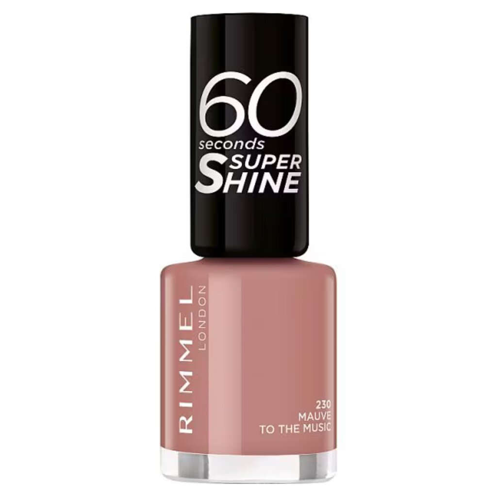 Rimmel 60 Seconds Nail Polish - 230 Mauve to the Music