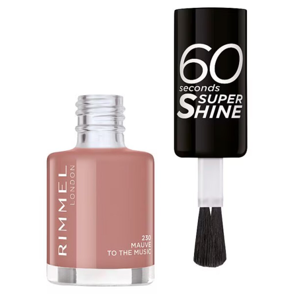 Rimmel 60 Seconds Nail Polish - 230 Mauve to the Music
