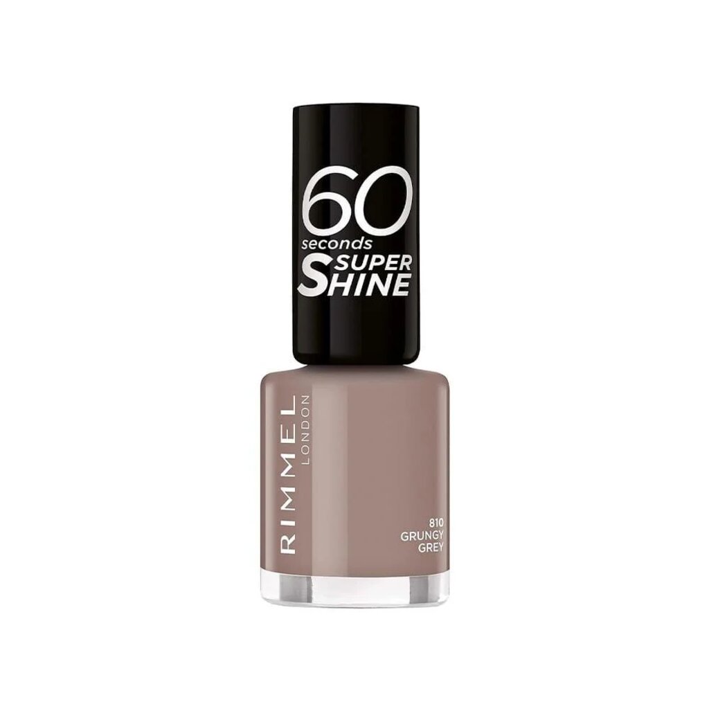 Rimmel 60 Seconds Nail Polish - 810 Grungy Grey
