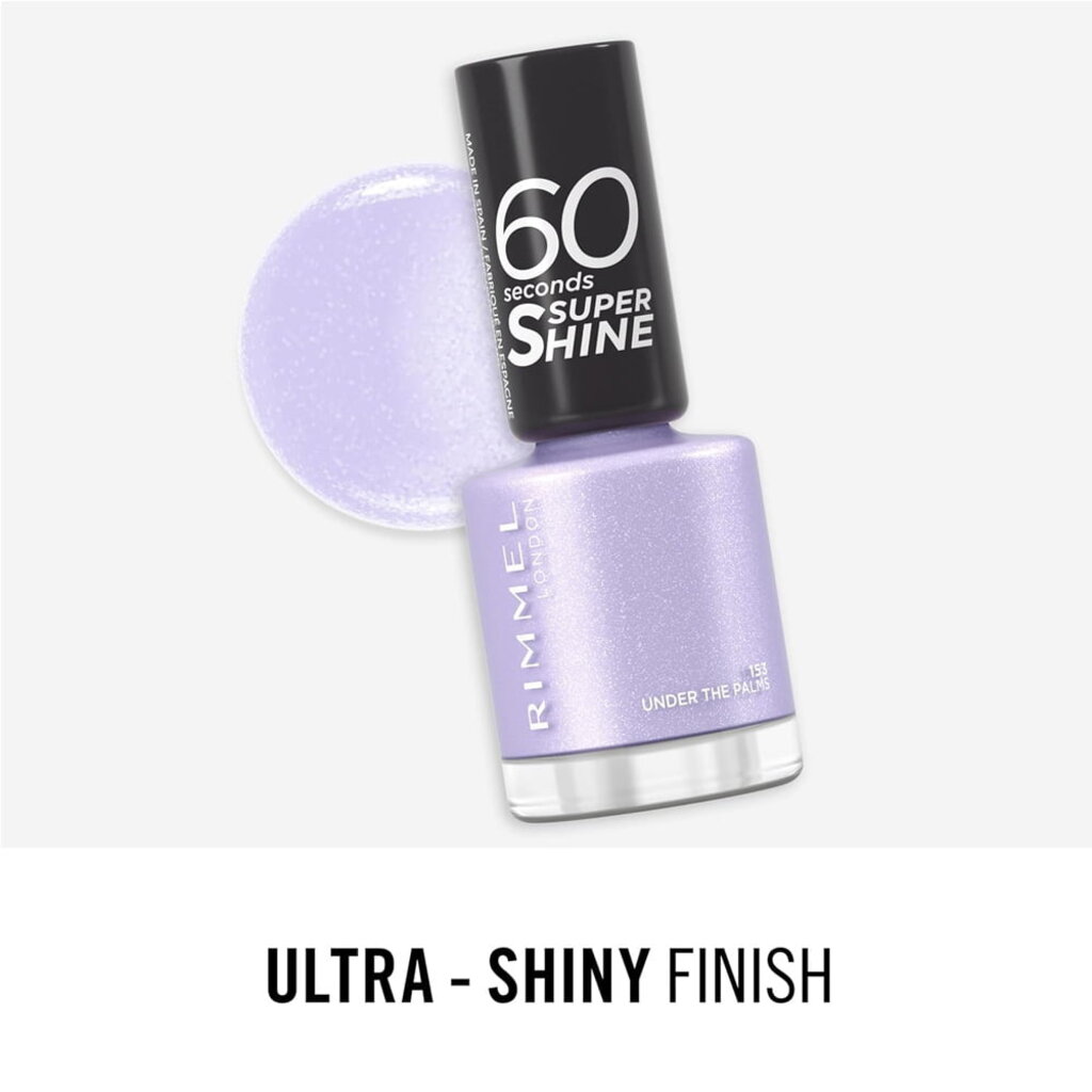 Rimmel 60 Seconds Summer Shimmer - 153 Under The Palms (Pastel Lilac)