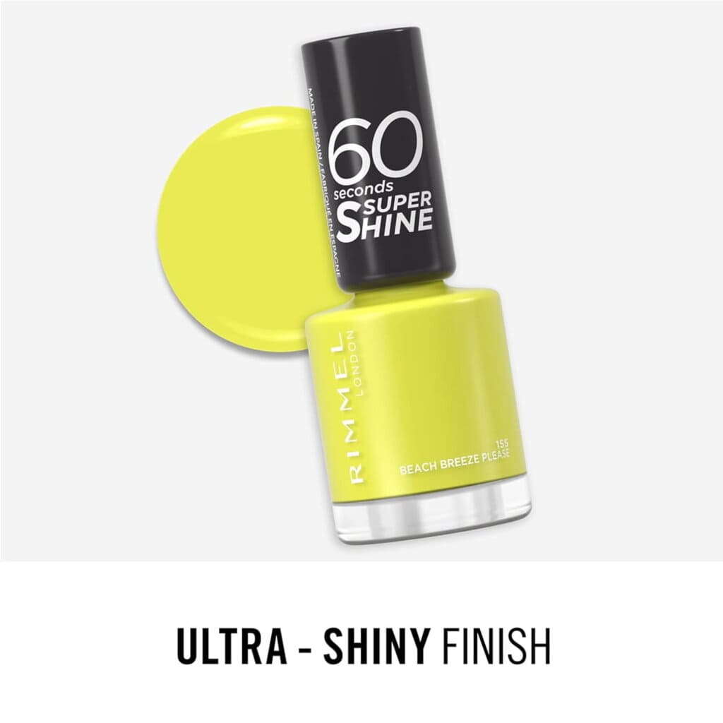 Rimmel, 60 Seconds Summer Shimmer Nail Polish, Quick-dry shimmer nail colour,  —
