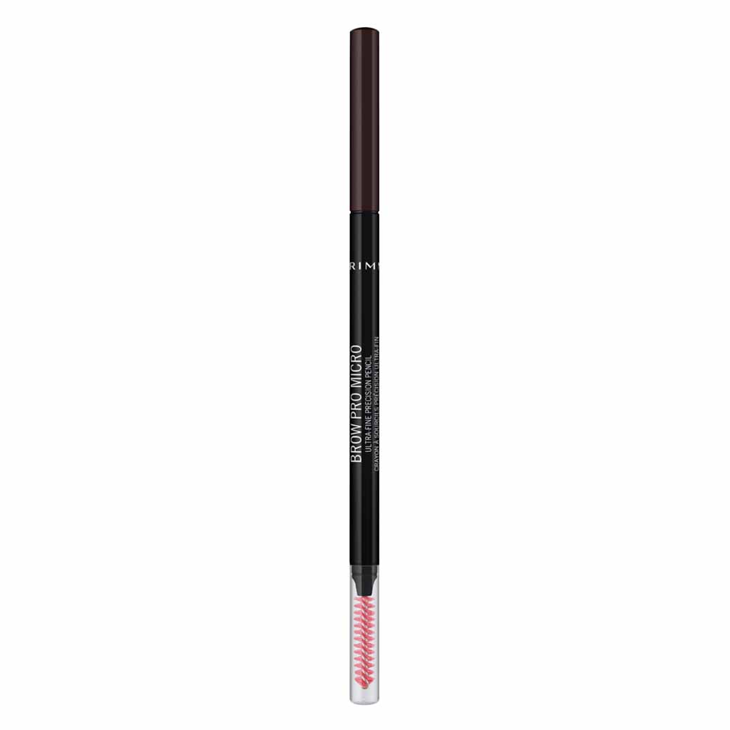 Rimmel London, Brow Pro Micro Ultra-Fine Precision Eyebrow Pencil, Precise eyebrow pencil for detailed shaping, 003 Dark Brown