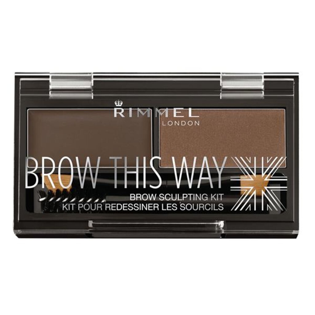 Rimmel Brow This Way Palette - Dark Brown
