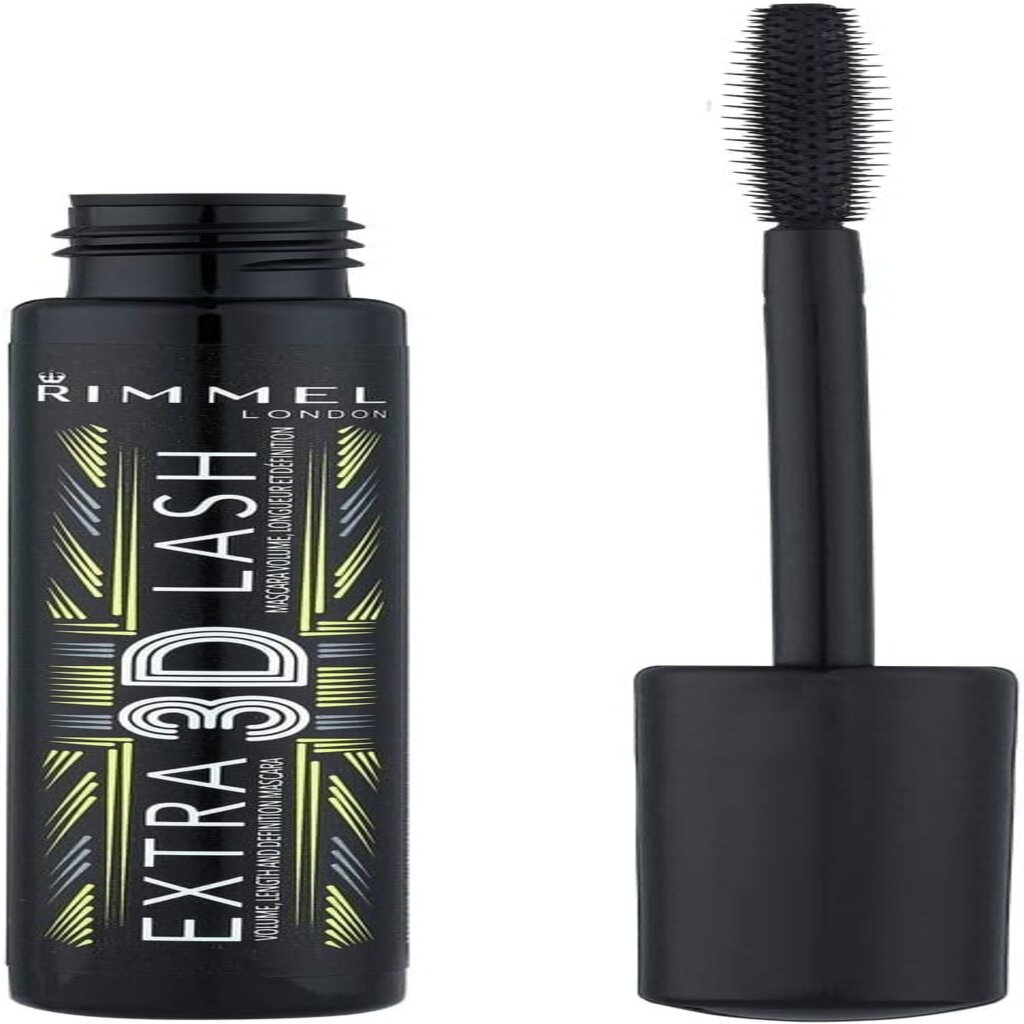 Rimmel London, Extra 3D Lash Mascara Black, Volumizing mascara for dramatic 3D lashes