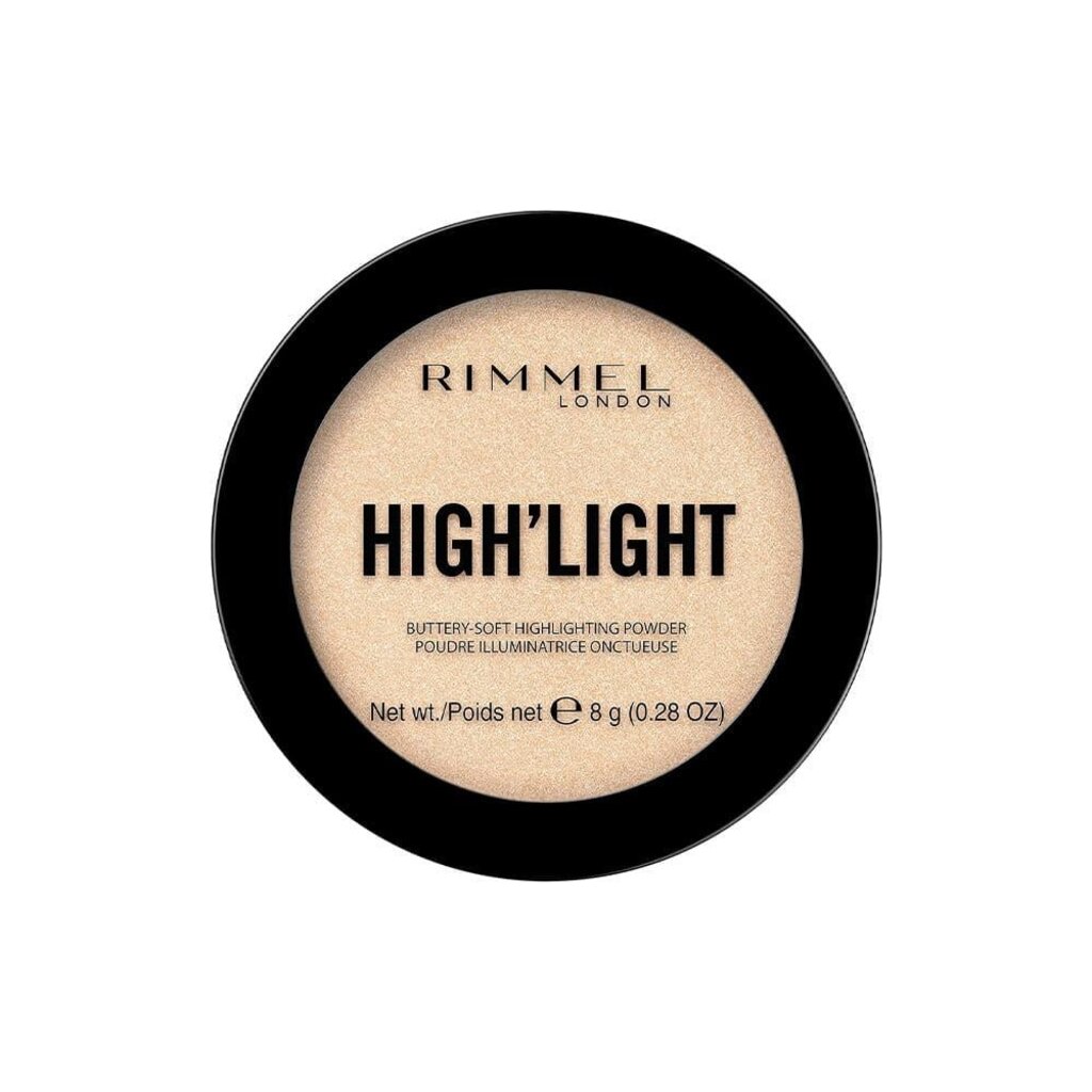 Rimmel London, Highlight Powder 001 Stardust, Illuminating powder for radiant glowing skin, 8 g