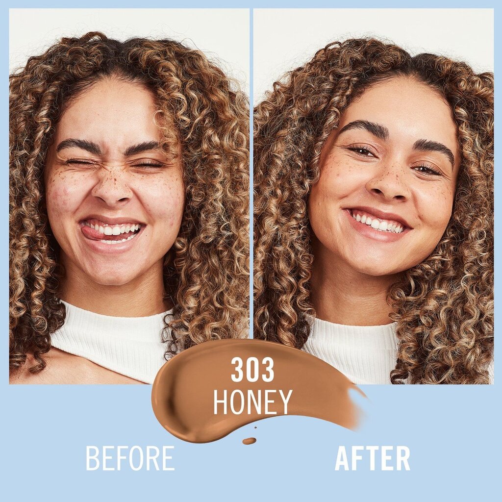 Rimmel, Kind & Free Tint Foundation 303 Honey, Lightweight tinted foundation, 30 ml