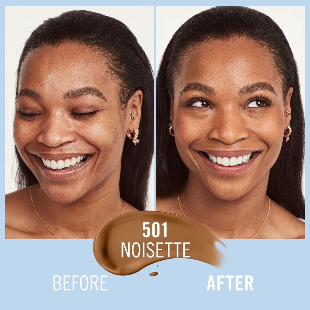 Rimmel London Kind & Free Skin Tint Foundation - 501 Noisette, 30ml