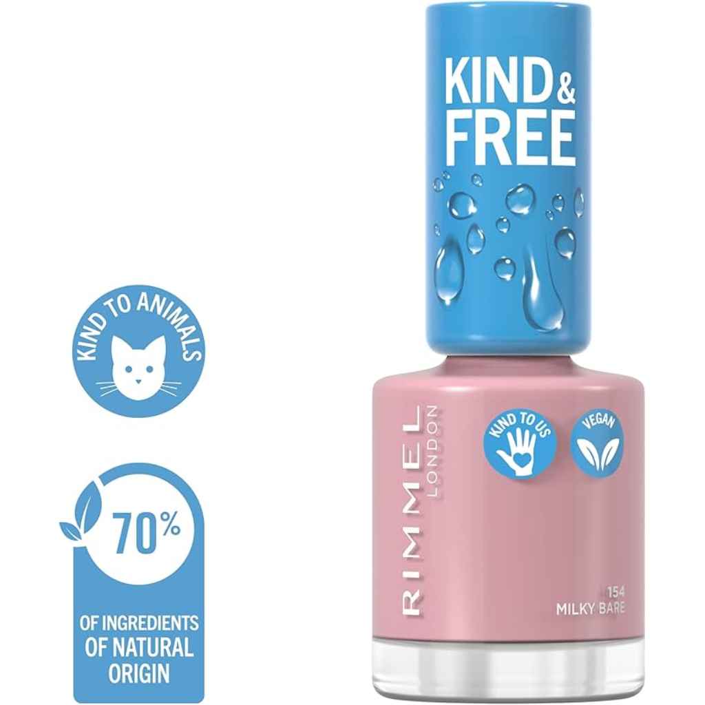 Rimmel Kind & Free - Nail Polish - 154 Milky Bare