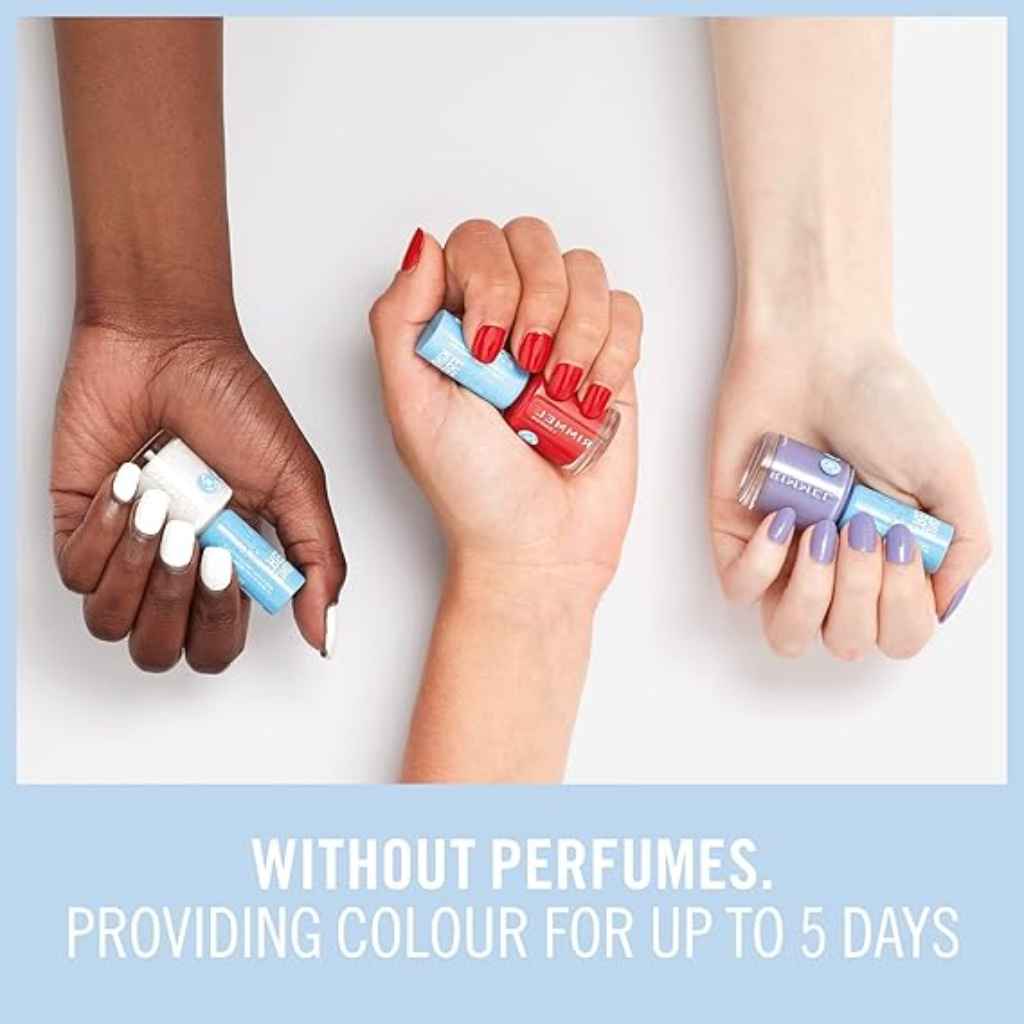 Rimmel, Kind & Free Nail Polish All Greyed Out 158, Cruelty-free long-lasting nail polish