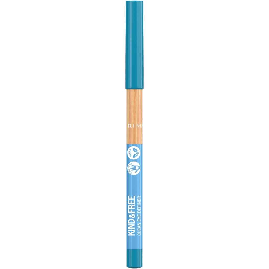 Rimmel, K&F Eyeliner 006 Anime Blue, Long-lasting eyeliner with vibrant blue color, 1.2g