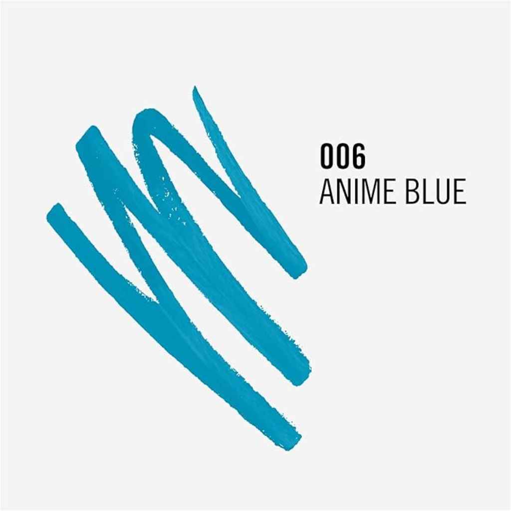 Rimmel, K&F Eyeliner 006 Anime Blue, Long-lasting eyeliner with vibrant blue color, 1.2g