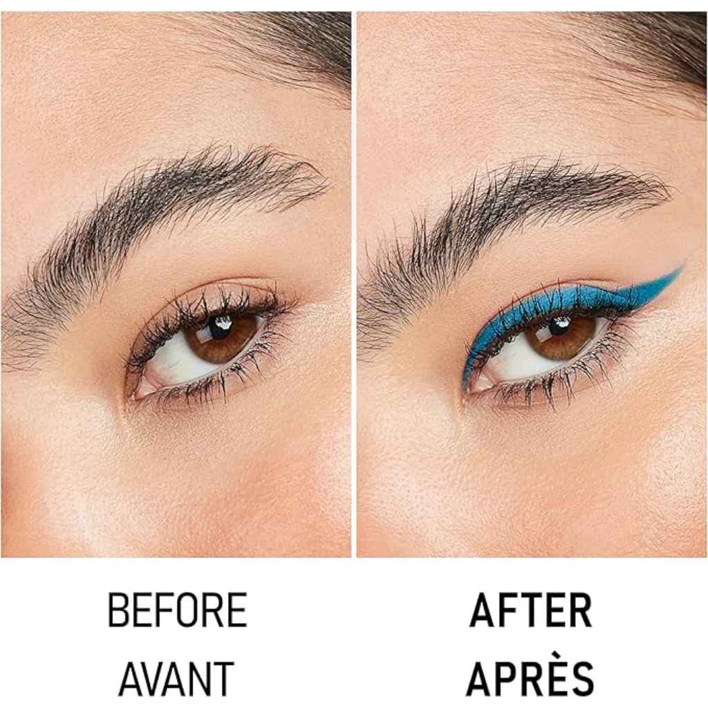 Rimmel, K&F Eyeliner 006 Anime Blue, Long-lasting eyeliner with vibrant blue color, 1.2g