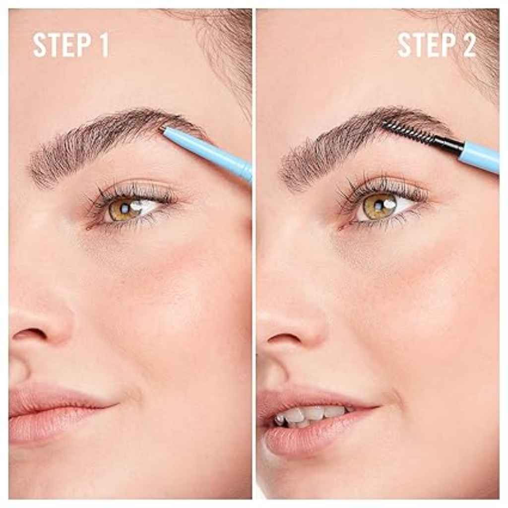 Rimmel, Kind & Free Brow Definer 003 Warm Brown, Natural brow shaping pencil with warm brown shade