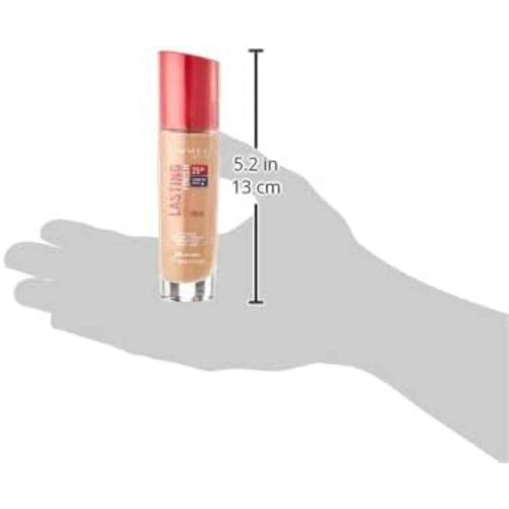Rimmel, Lasting Finish Foundation Red Cap 200 Soft Beige, Long-lasting liquid foundation with natural finish
