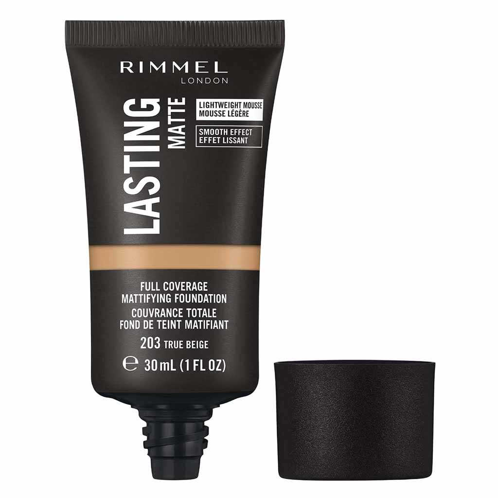 Rimmel London Lasting Finish Matte Foundation 30ml 203 True Beige