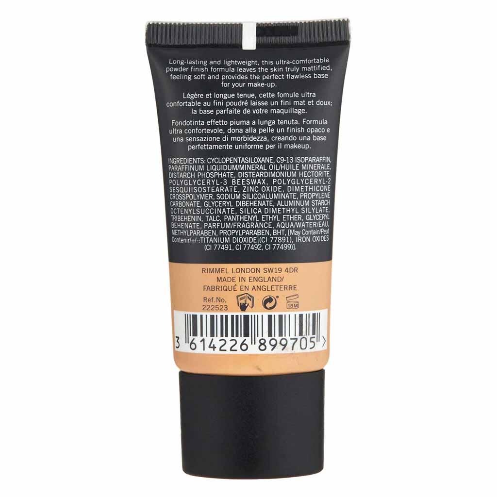 Rimmel London Lasting Finish Matte Foundation 30ml 305 Buff