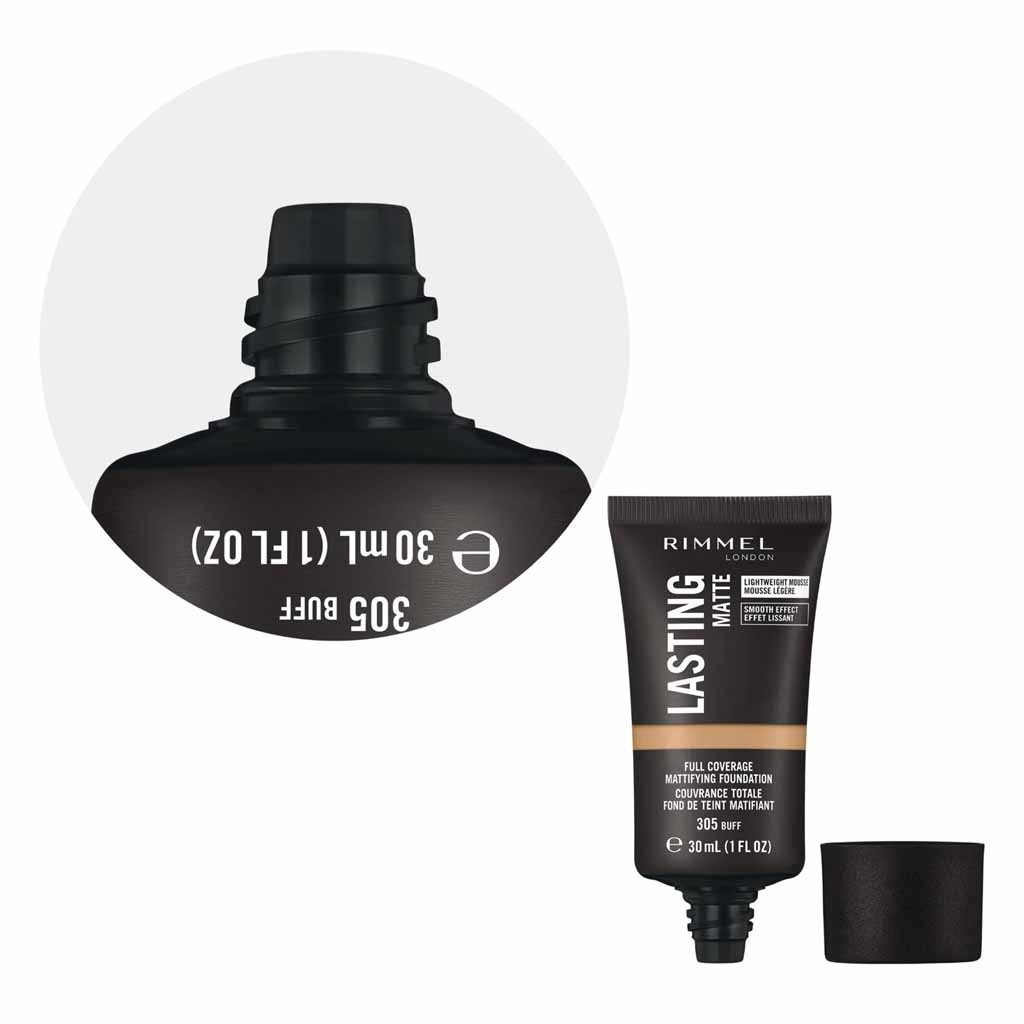 Rimmel London Lasting Finish Matte Foundation 30ml 305 Buff